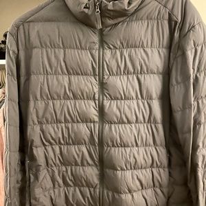 Uniqlo Ultra Light Black Down Puffy Jacket (Size XL)